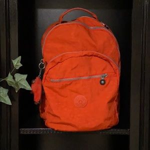 Kipling Backpack 🎒 Orange Laptop 15” Signs Wear